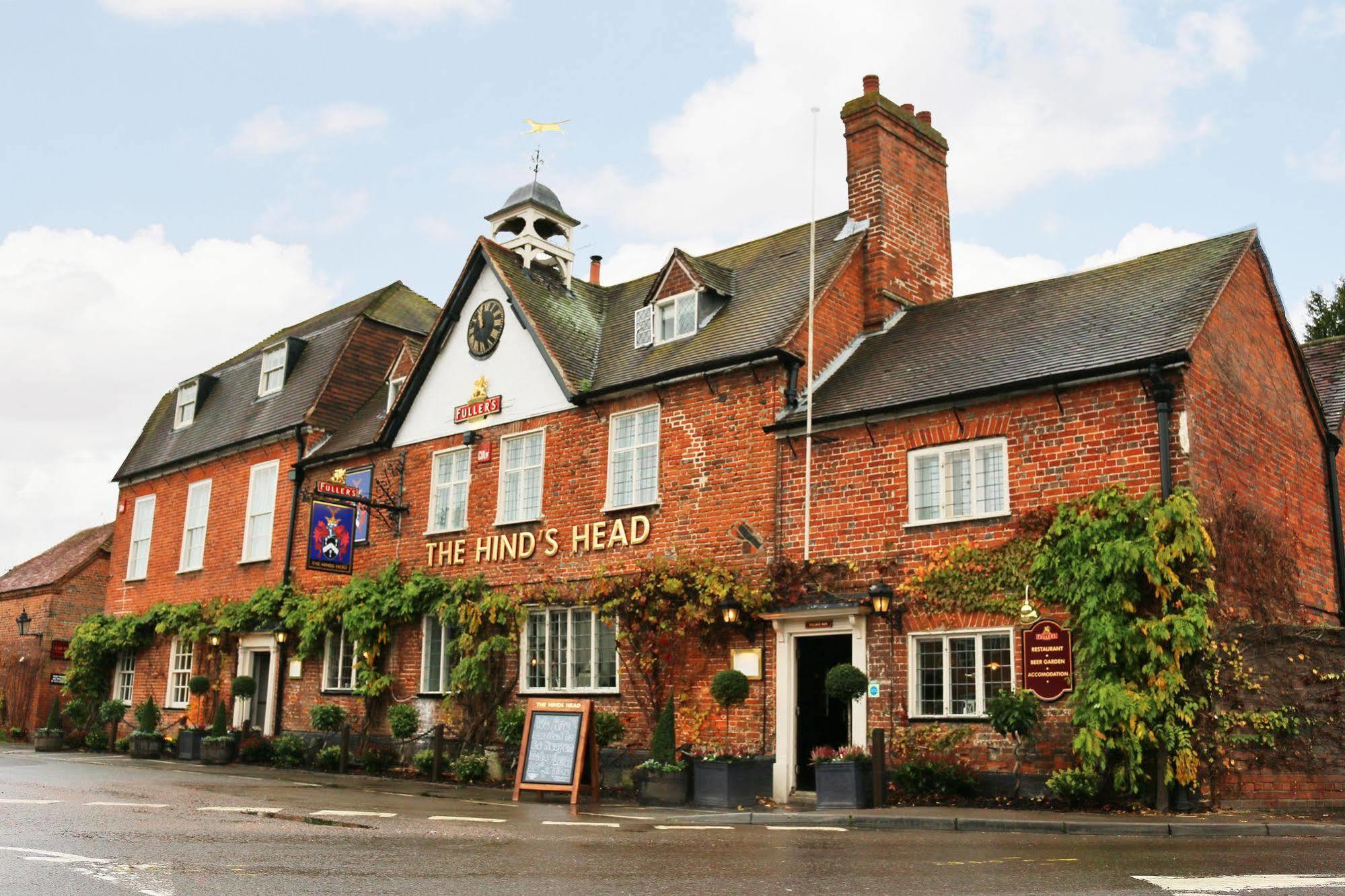Hotel Hinds Head Aldermaston Exterior foto